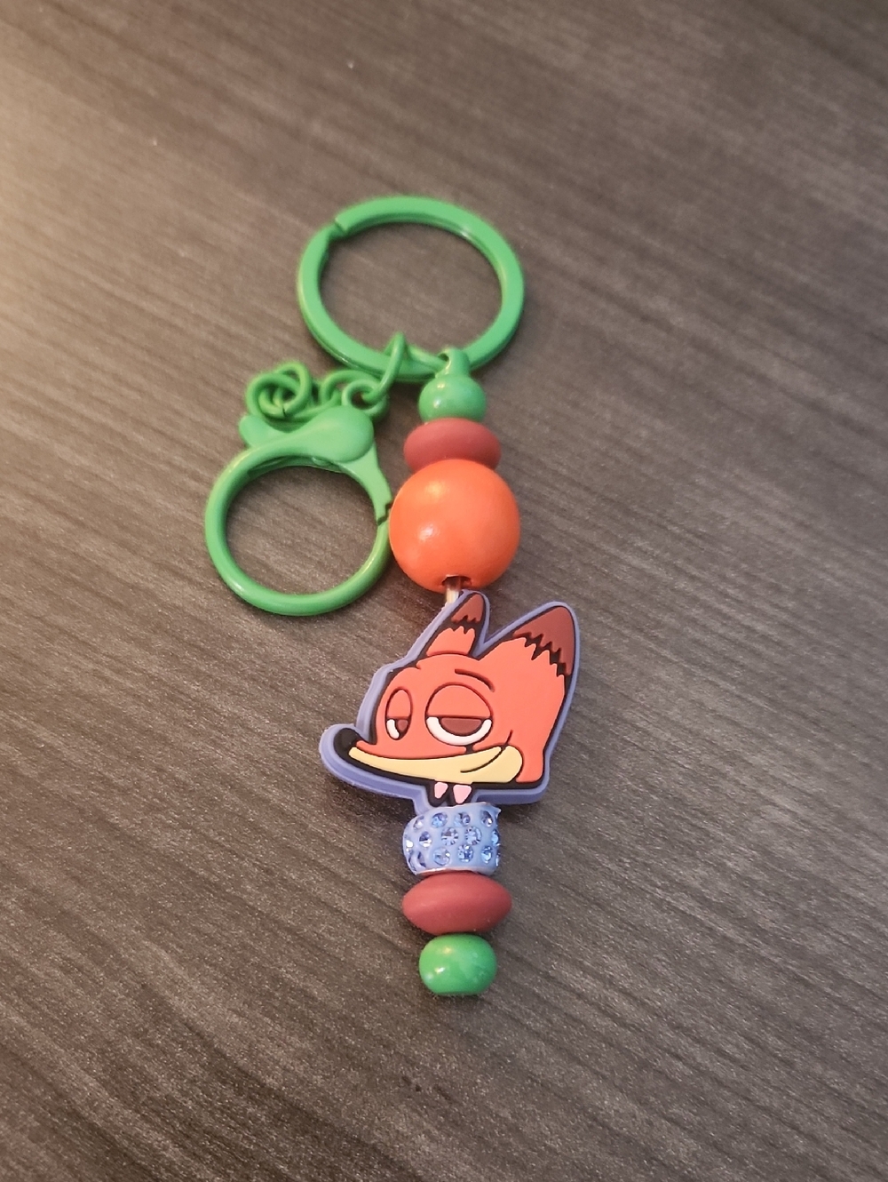 Nick Wilde Zootopia Beaded Keychain